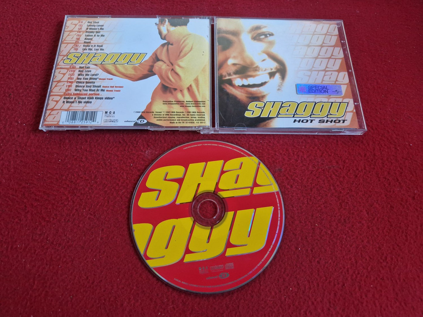 SHAGGY HOT SHOT till CD