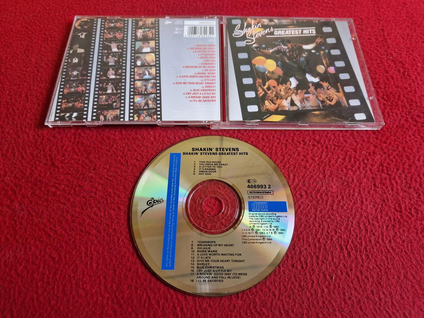 SHAKIN' STEVENS GREATEST HITS CD