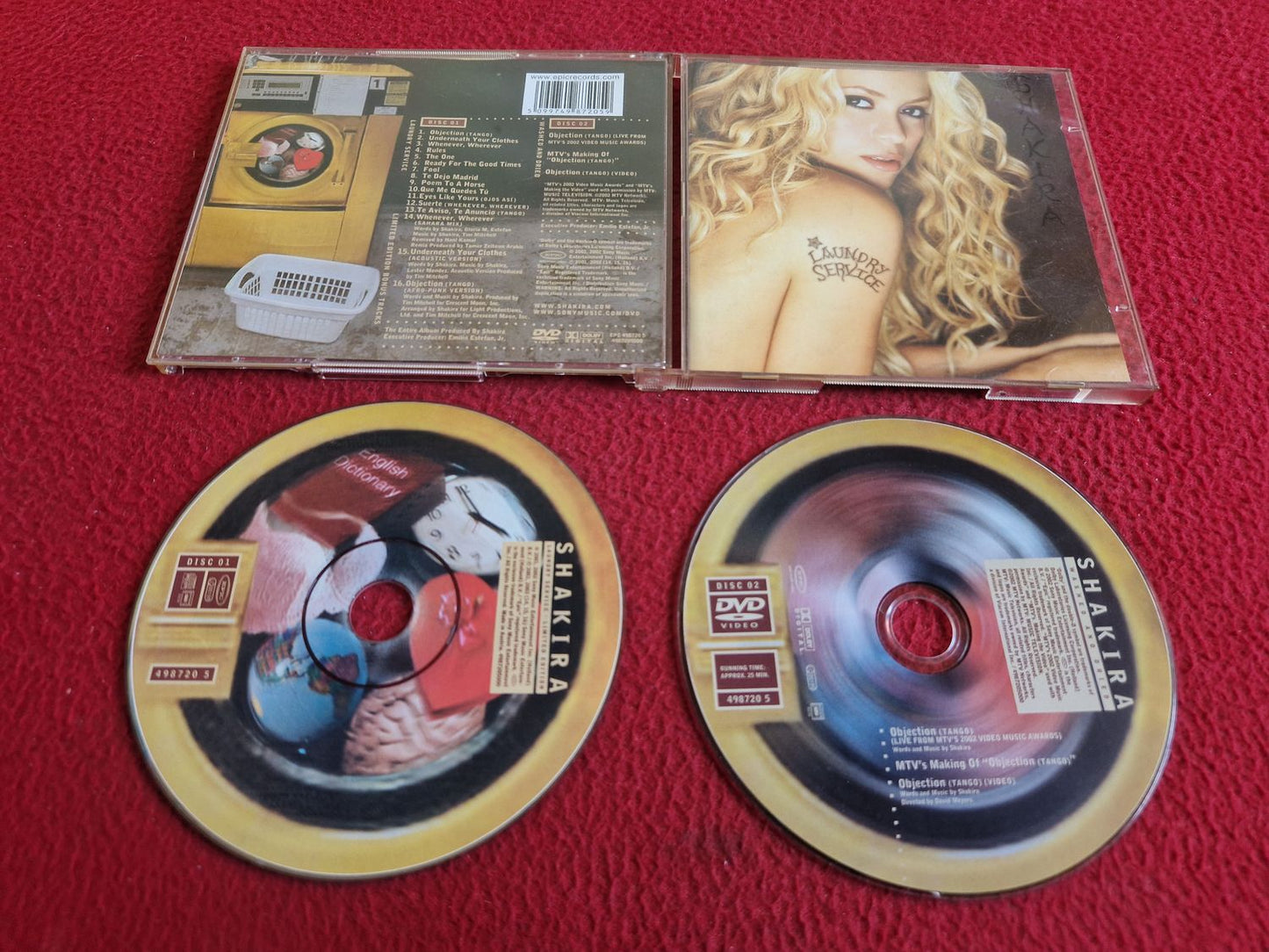 SHAKIRA LAUNDRY SERVICE CD / DVD