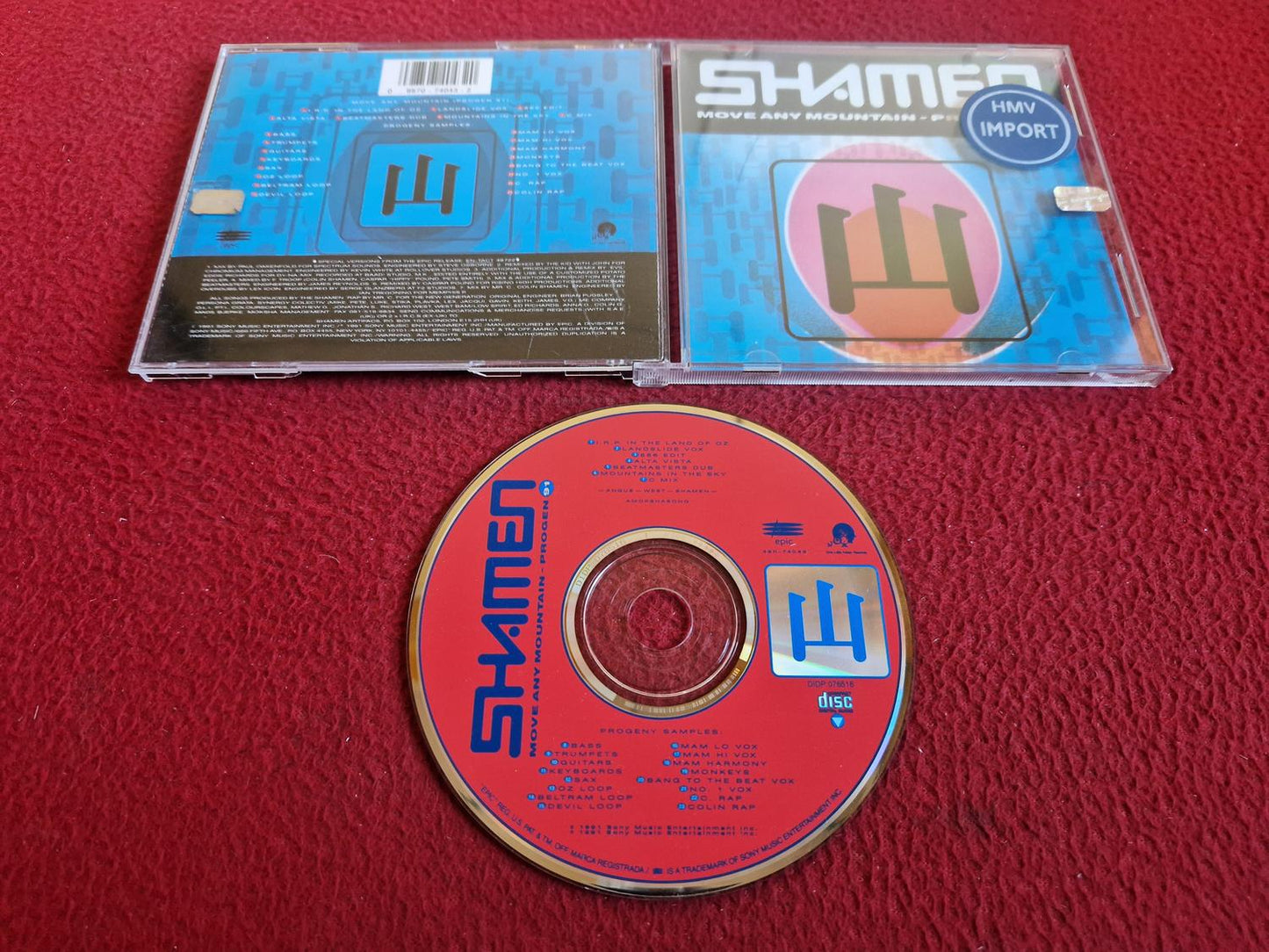 SHAMEN MOVE ANY MOUNTAIN PROGEN 91 CD