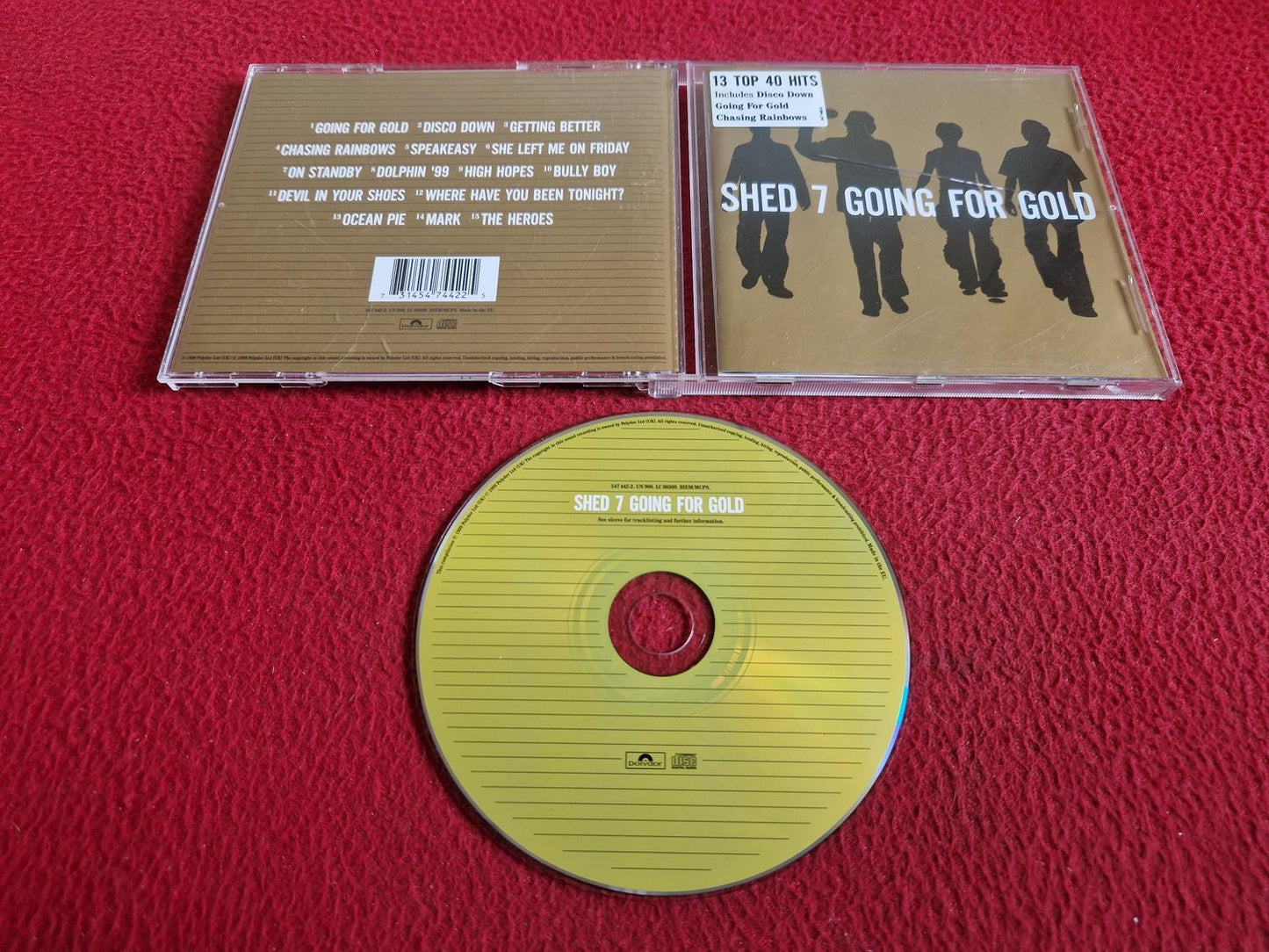 SHED 7 GOING FOR GOLD CD