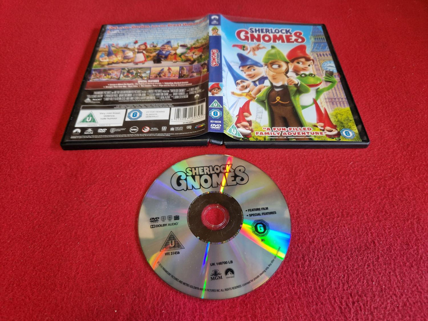 SHERLOCK GNOMES till DVD