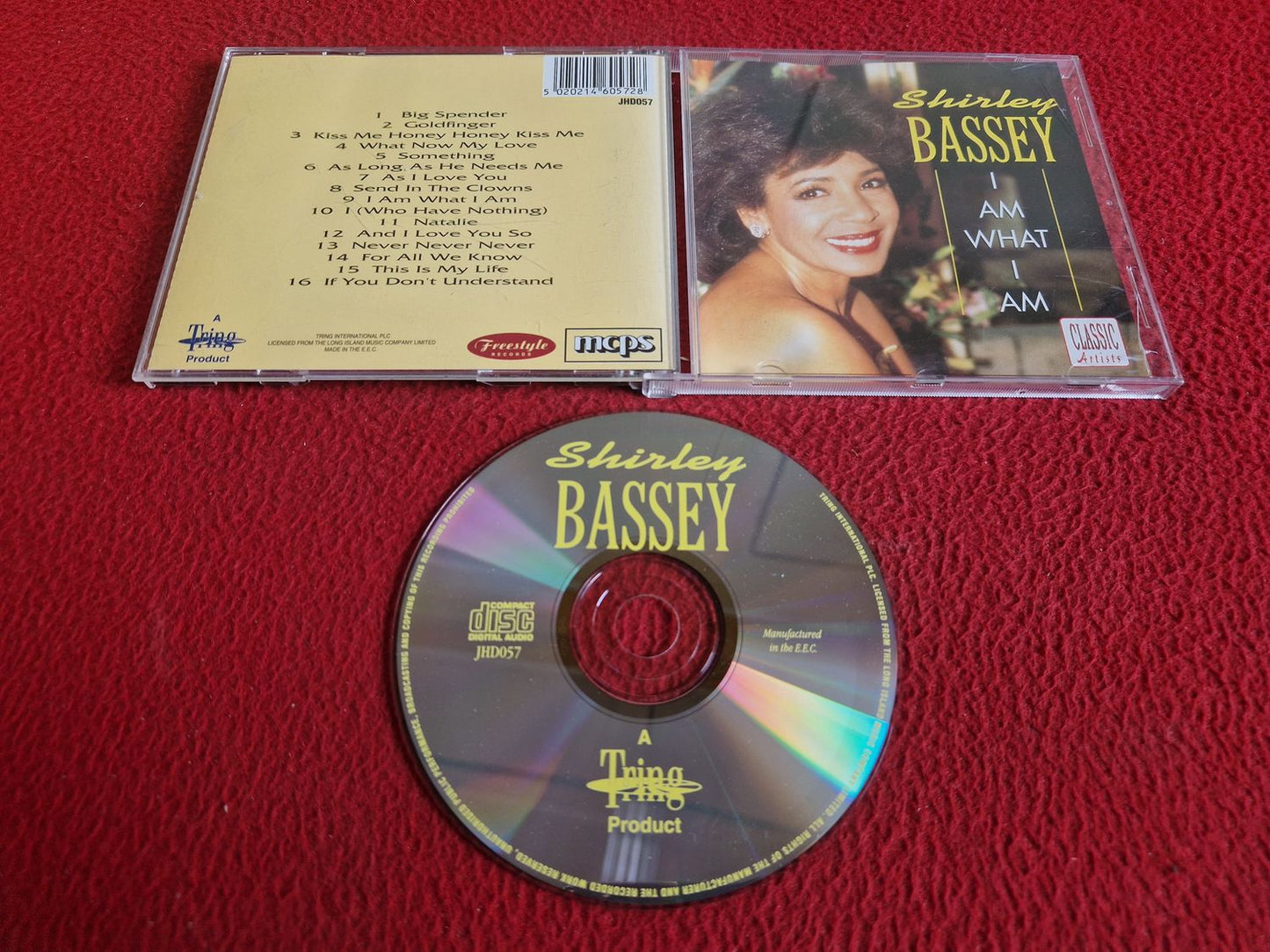 SHIRLEY BASSEY I AM WHAT I AM CD