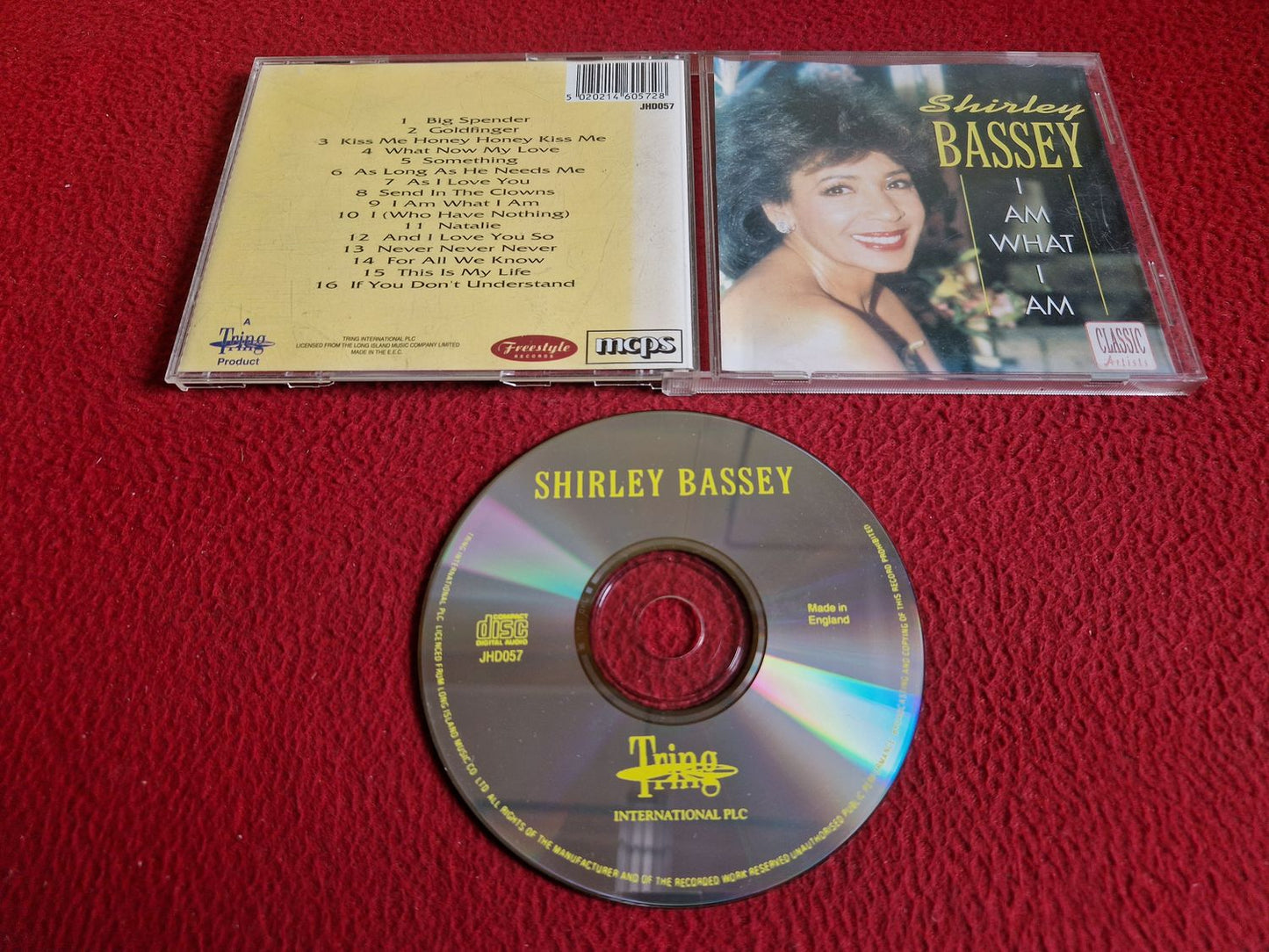 SHIRLEY BASSEY I AM WHAT I AM CD