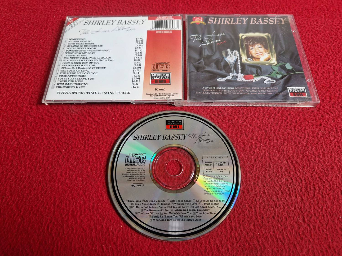 SHIRLEY BASSEY THE LOVE ALBUM CD