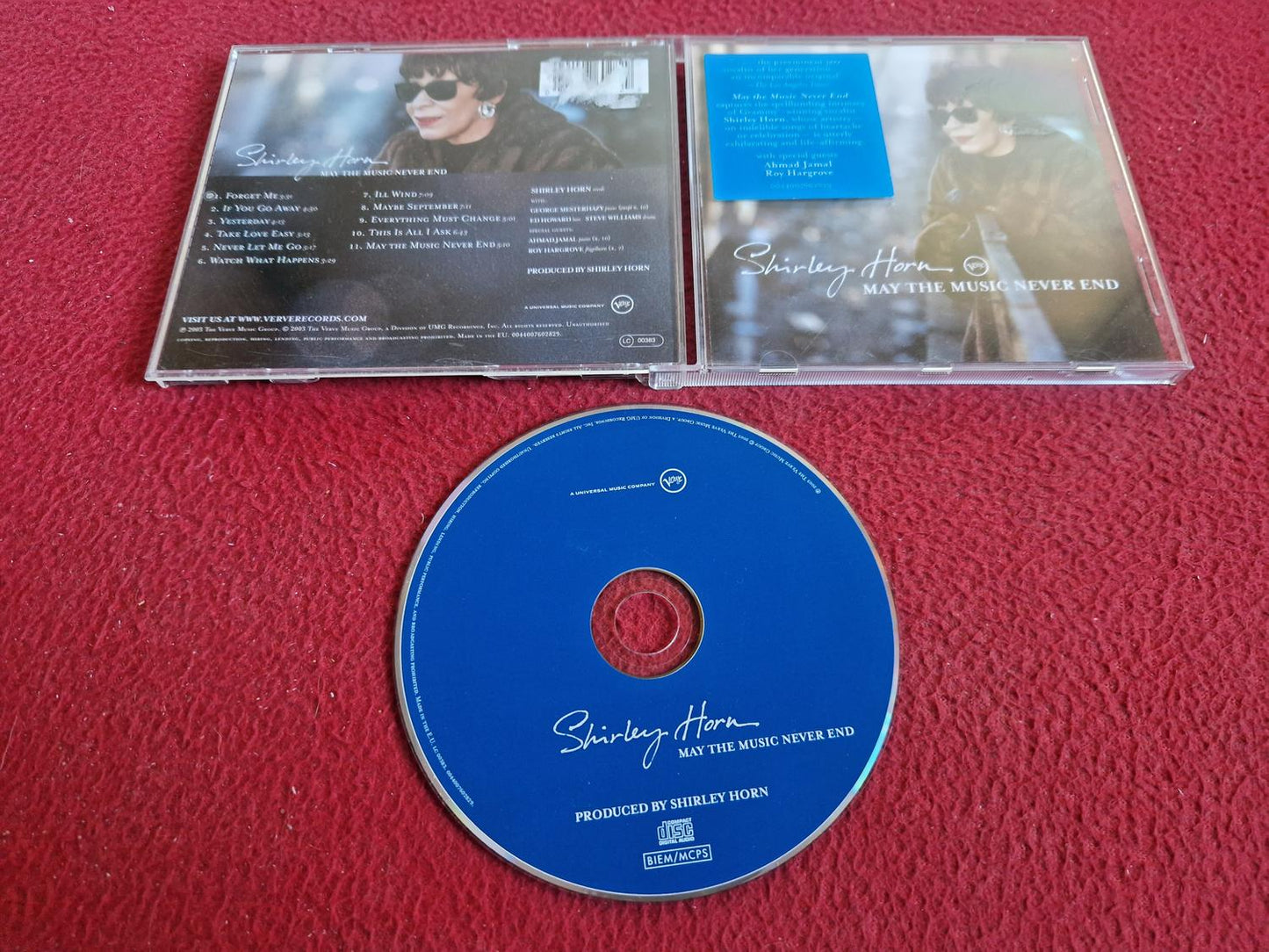 SHIRLEY HORN MAY THE MUSIC NEVER END CD