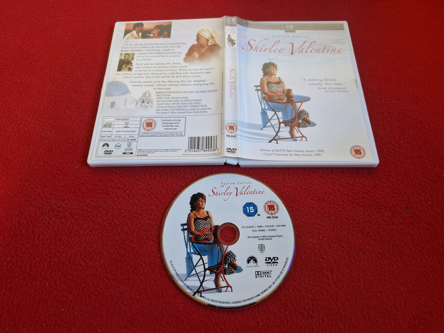 SHIRLEY VALENTINE DVD