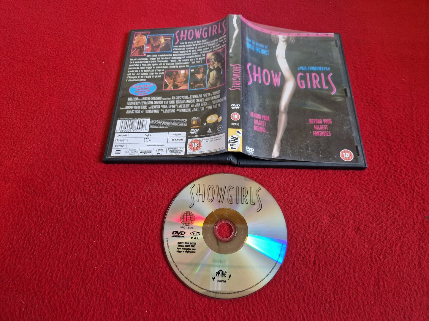 SHOWGIRLS DVD