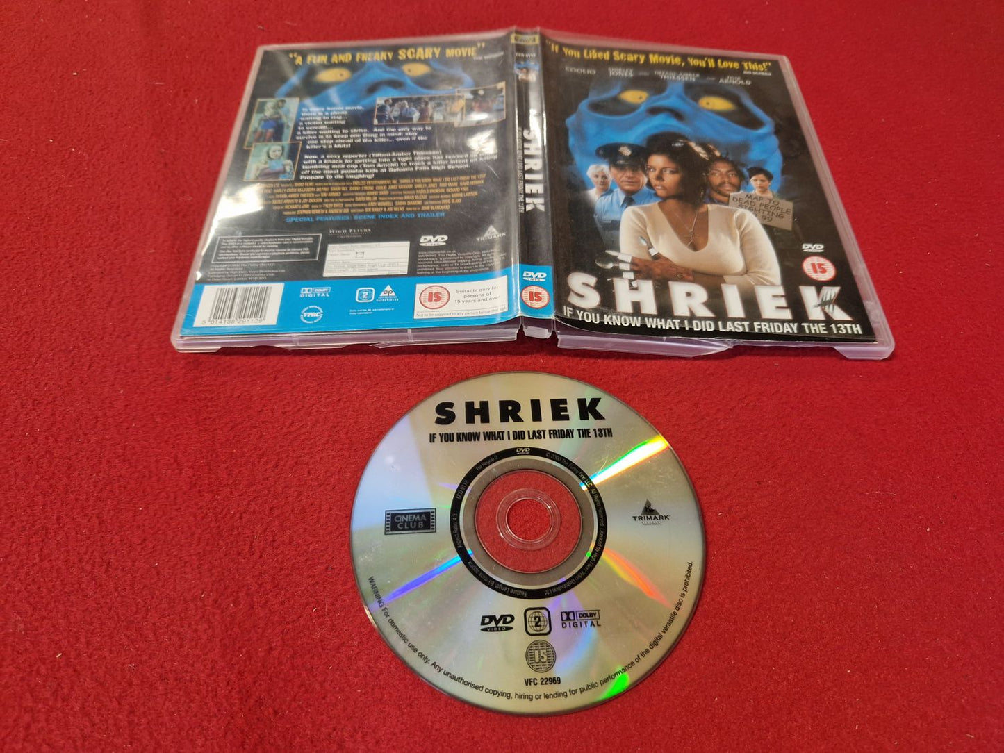 SHRIEK - IF YOU KNOW WHAT I DID LAST FRIDAY THE 13TH till DVD