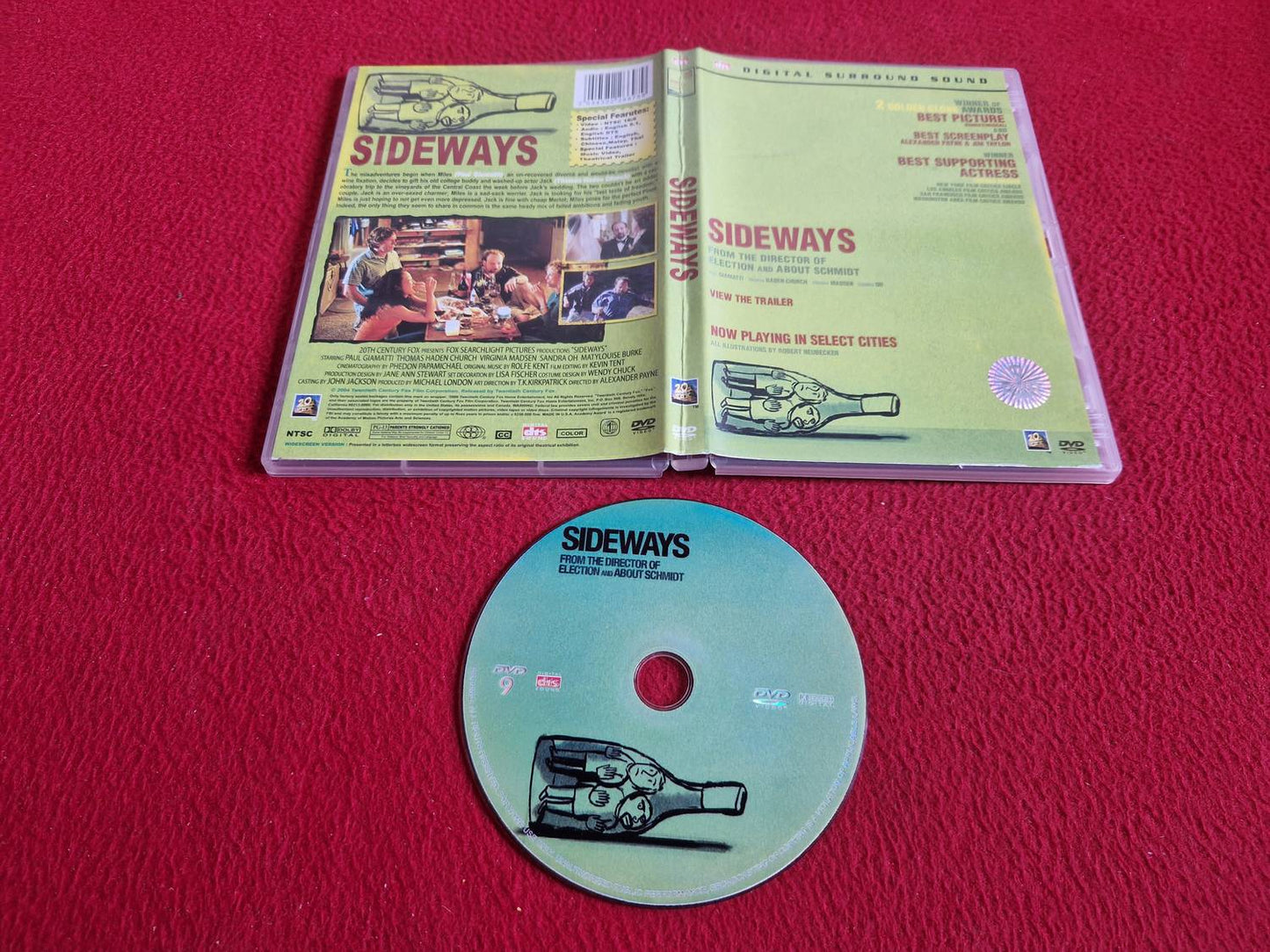 SIDEWAYS DVD