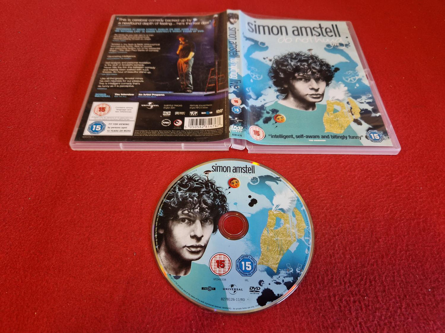SIMON AMSTELL DO NOTHING LIVE till DVD
