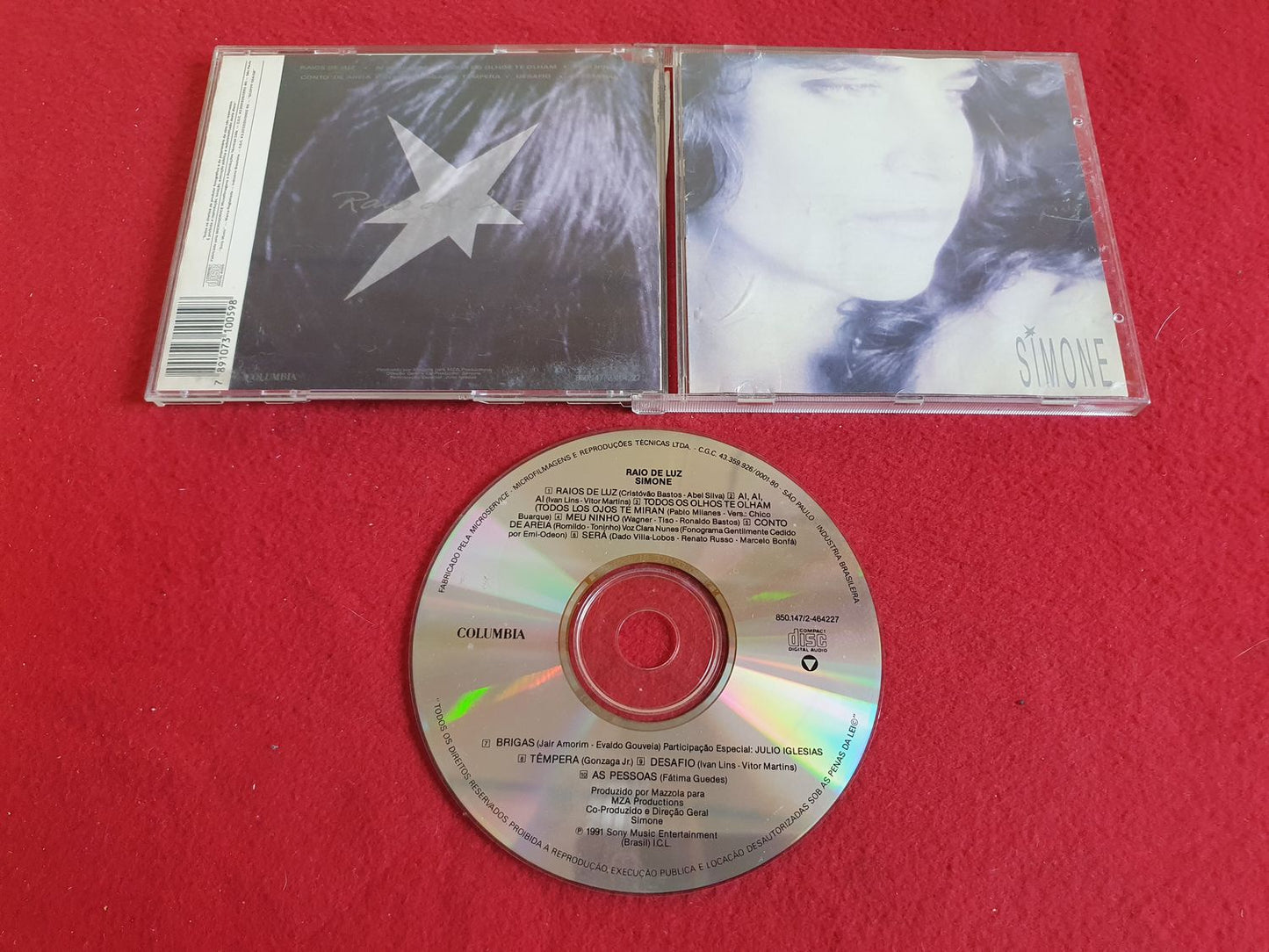 SIMONE RAIO DE LUZ till CD