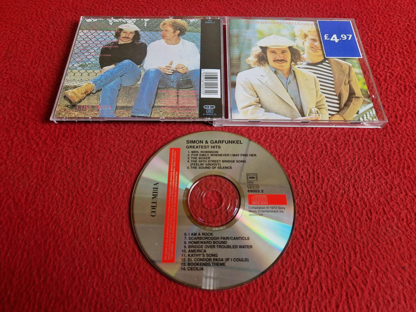 SIMON & GARFUNKEL GREATEST HITS CD