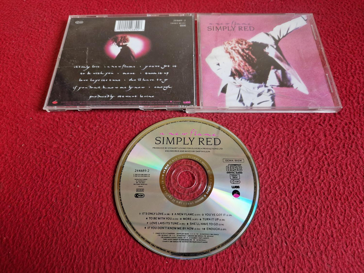 SIMPLY RED A NEW FLAME CD