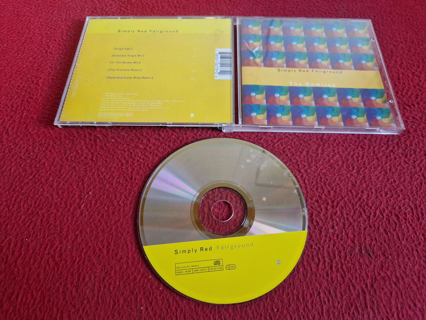 SIMPLY RED FAIRGROUND THE REMIXES CD