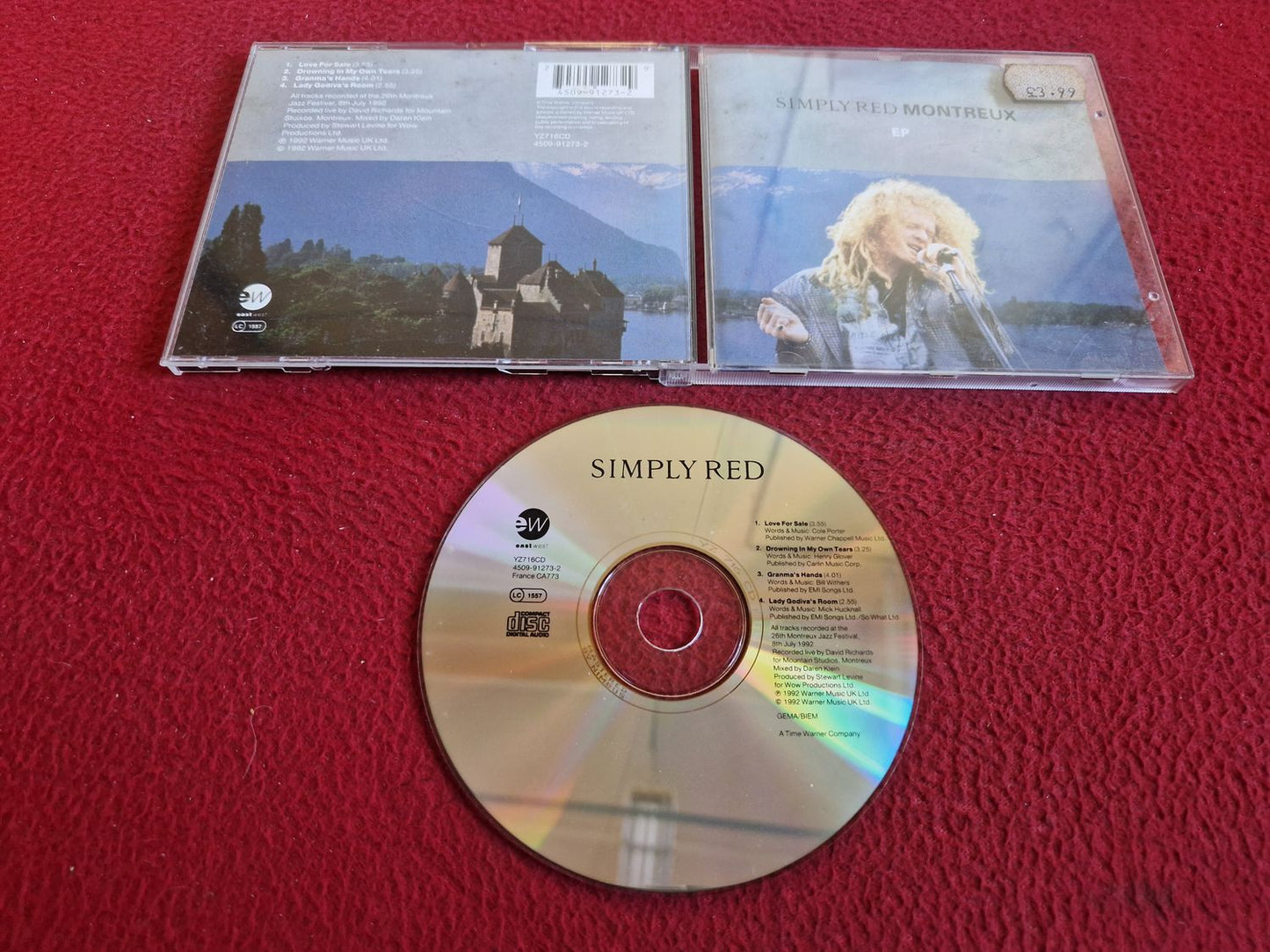 SIMPLY RED MONTREUX EP CD