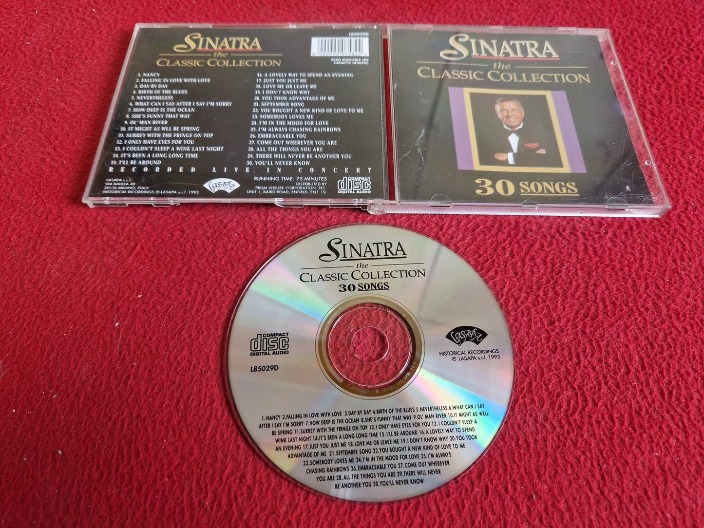 SINATRA THE CLASSIC COLLECTION 30 SONGS CD