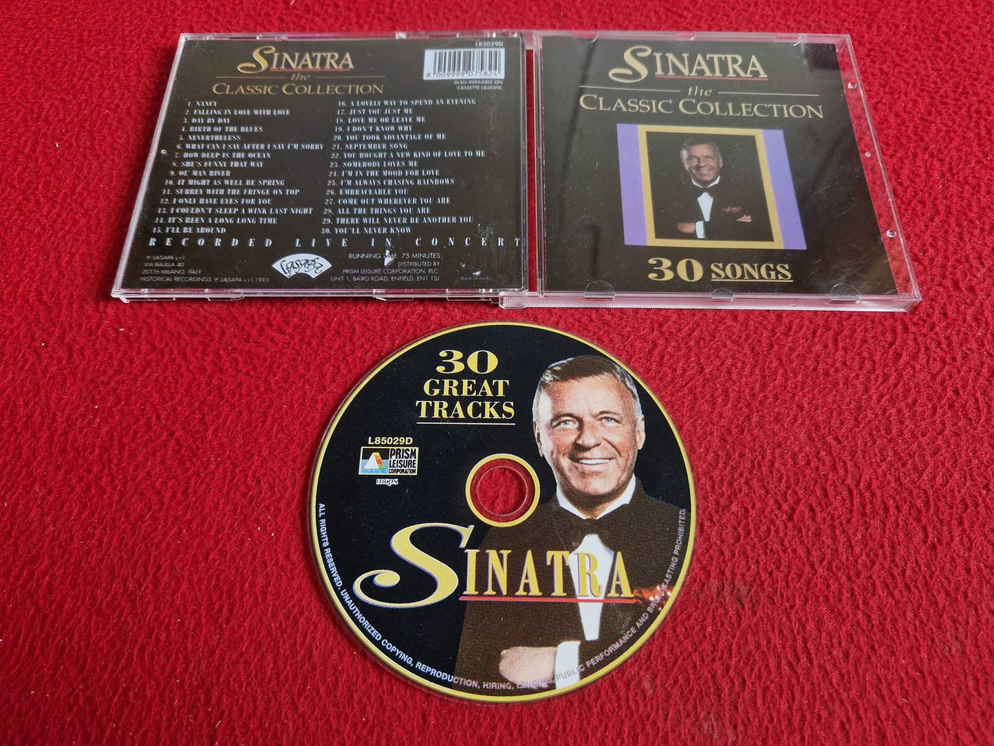 SINATRA THE CLASSIC COLLECTION 30 SONGS CD
