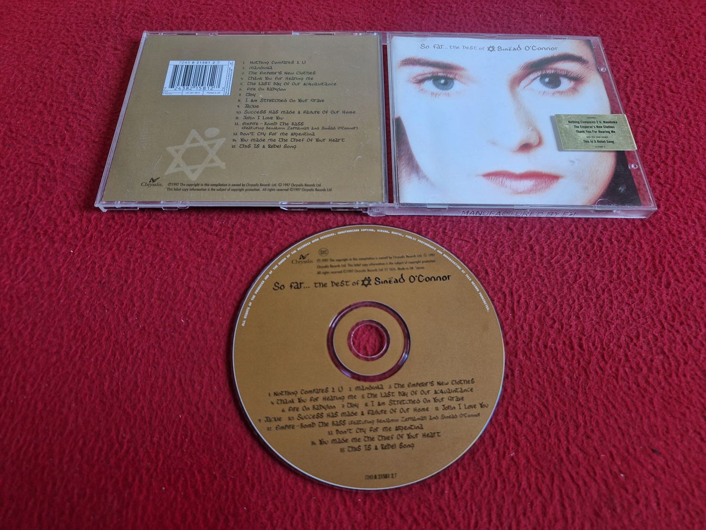 SINEAD O'CONNOR SO FAR... THE BEST OF CD