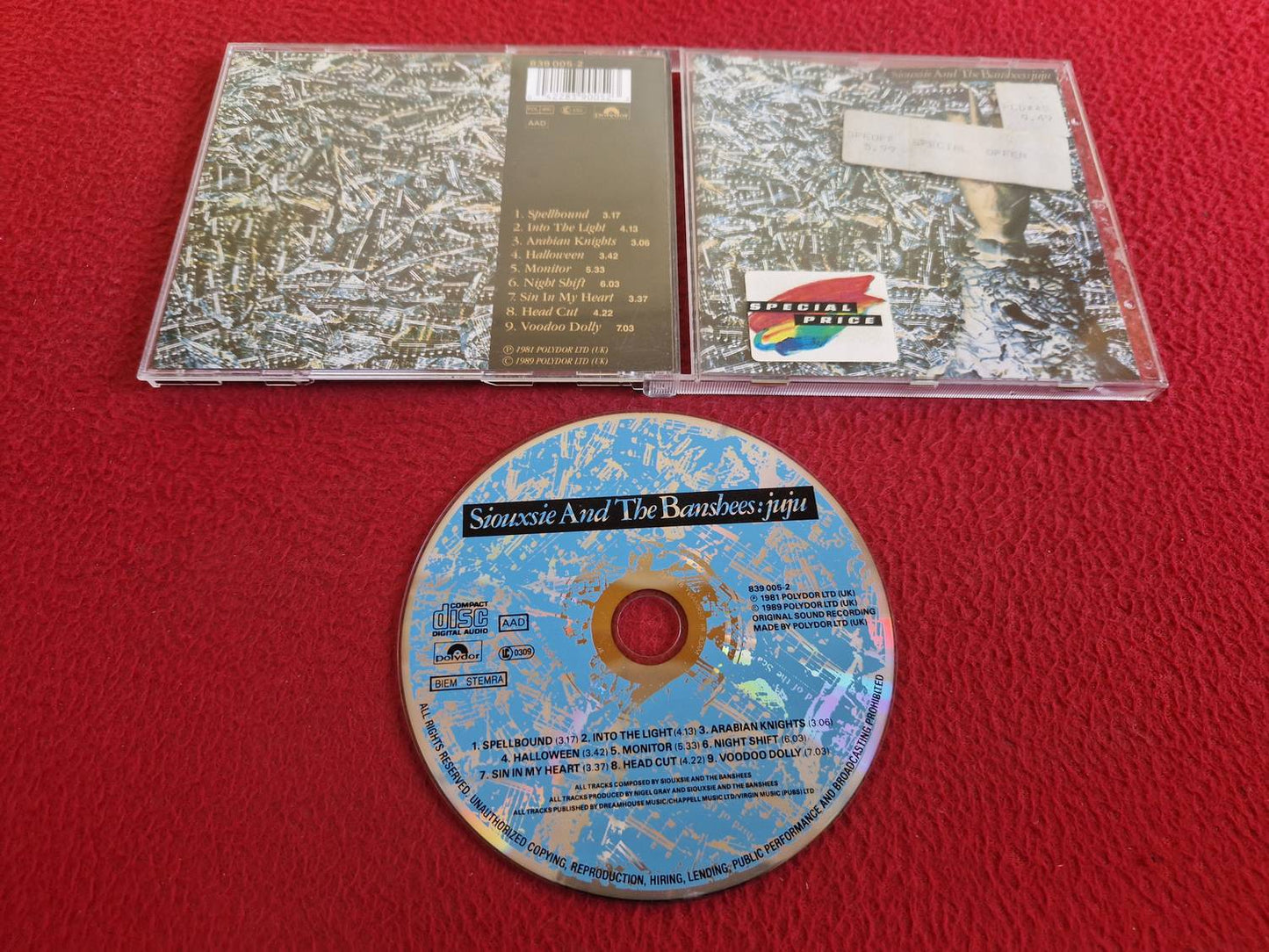 SIOUXSIE AND THE BANSHEES JUJU CD