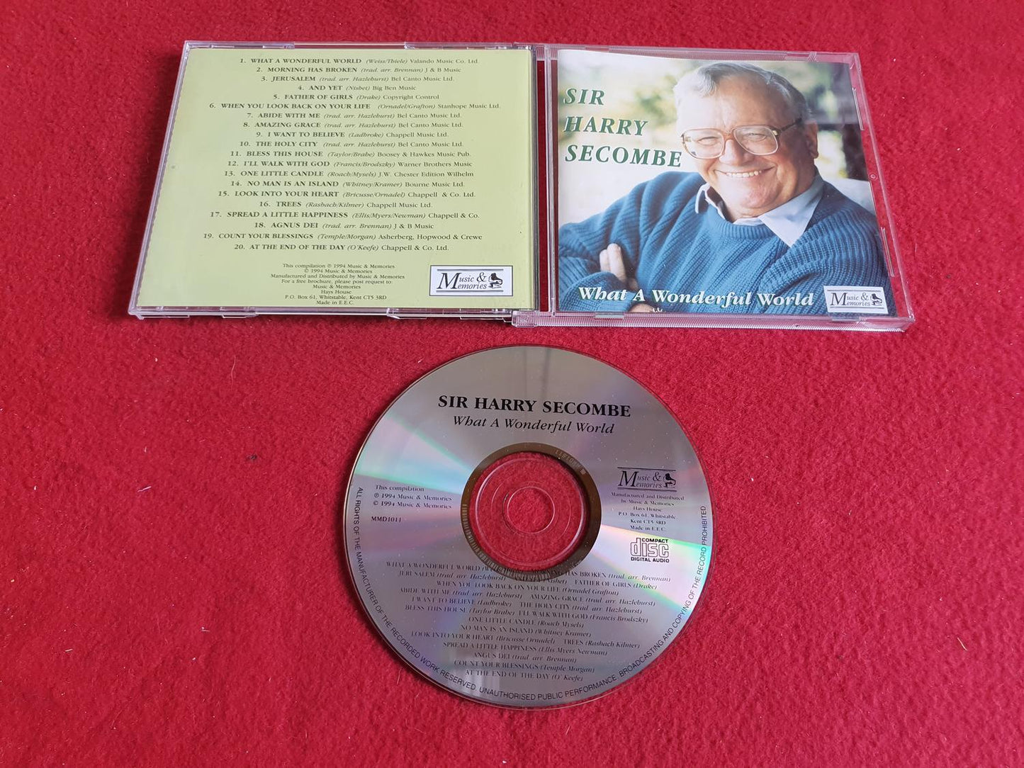 SIR HARRY SECOMBE WHAT A WONDERFUL WORLD till CD