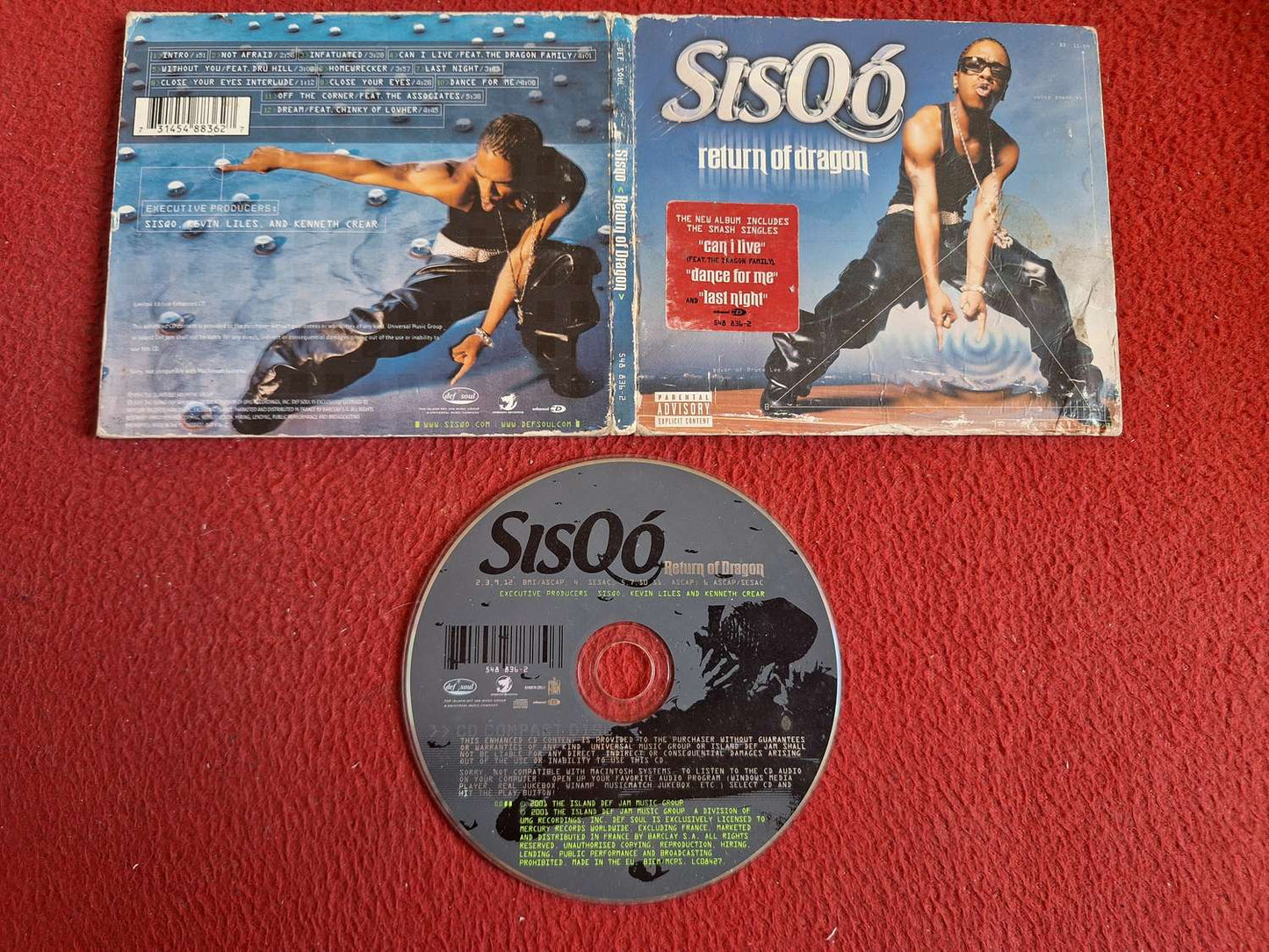 SISQO RETURN OF DRAGON CD