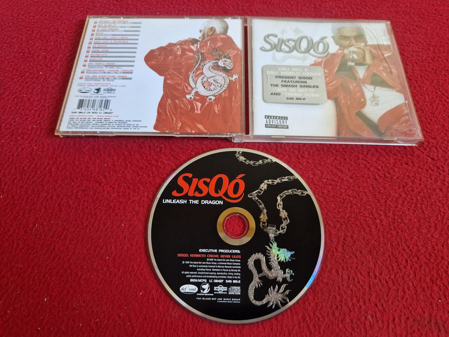 SISQO UNLEASH THE DRAGON CD