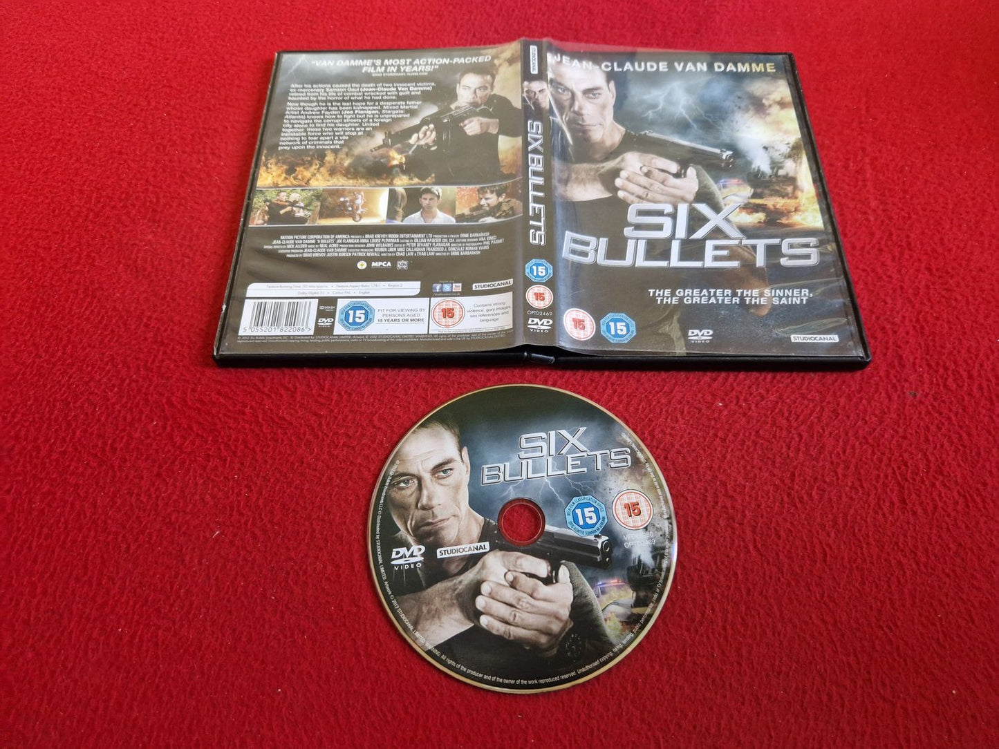 SIX BULLETS DVD