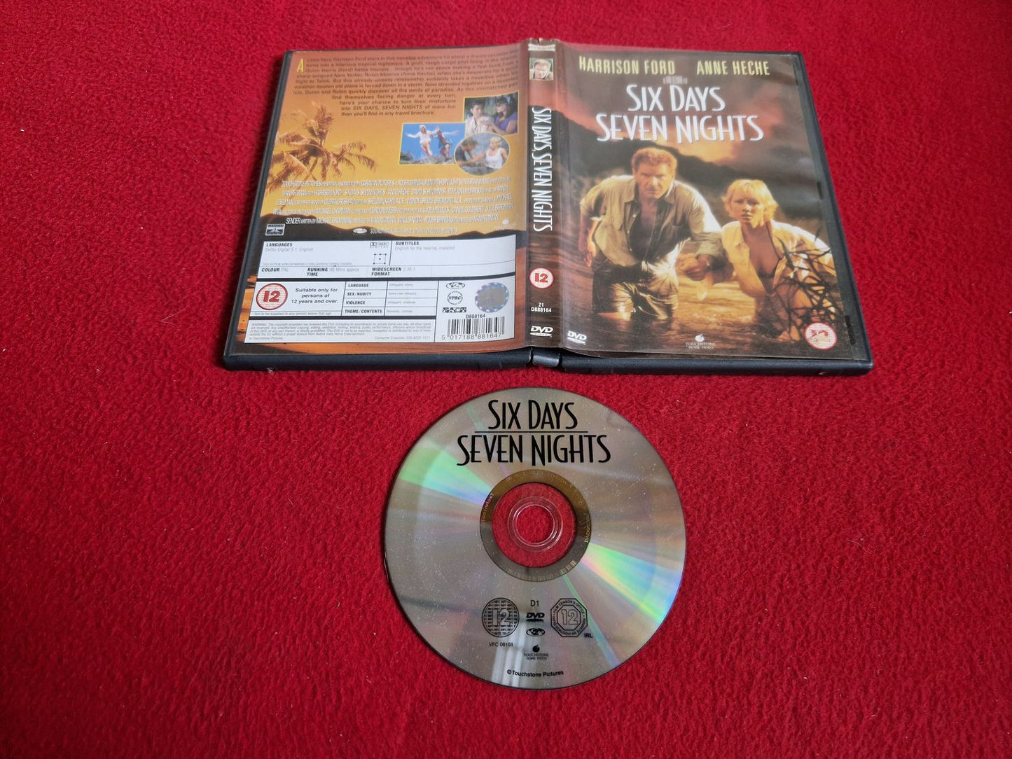 SIX DAYS SEVEN NIGHTS DVD