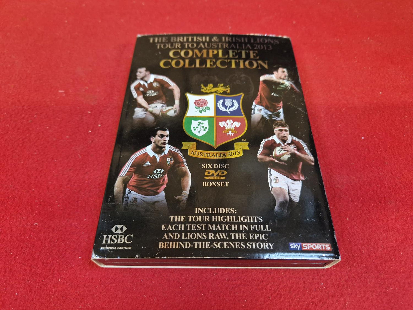 SKY SPORTS BRITISH & IRISH LIONS TOUR TO AUSTRALIA 2013 COMPLETE COLL. BOX DVD
