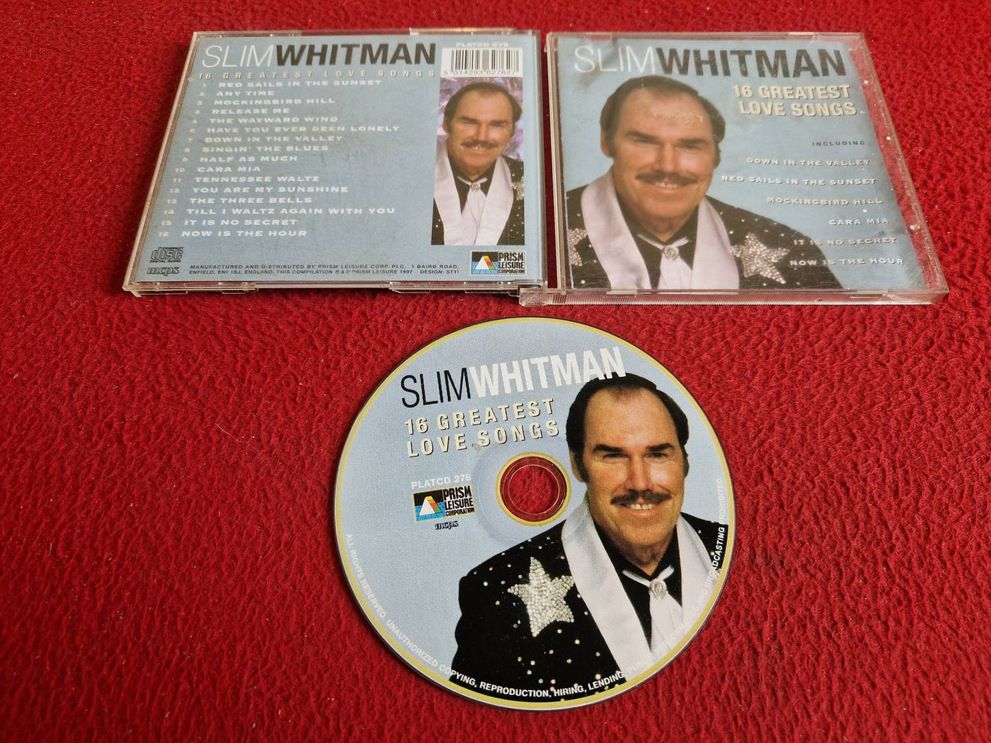 SLIM WHITMAN 16 GREATEST LOVE SONGS CD