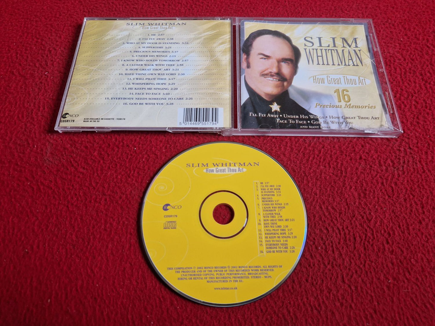 SLIM WHITMAN HOW GREAT THOU ART CD