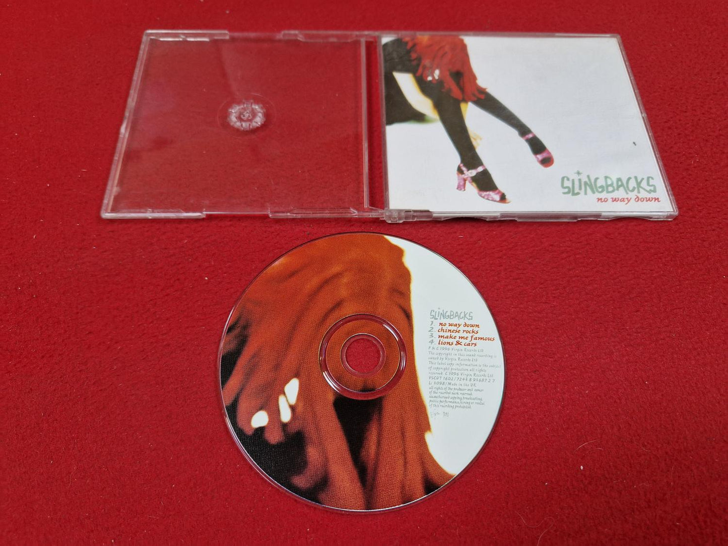 SLINGBACKS NO WAY DOWN SINGEL till CD