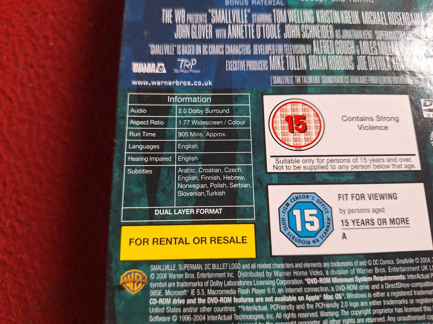 SMALLVILLE SEASON 4 BOX DVD