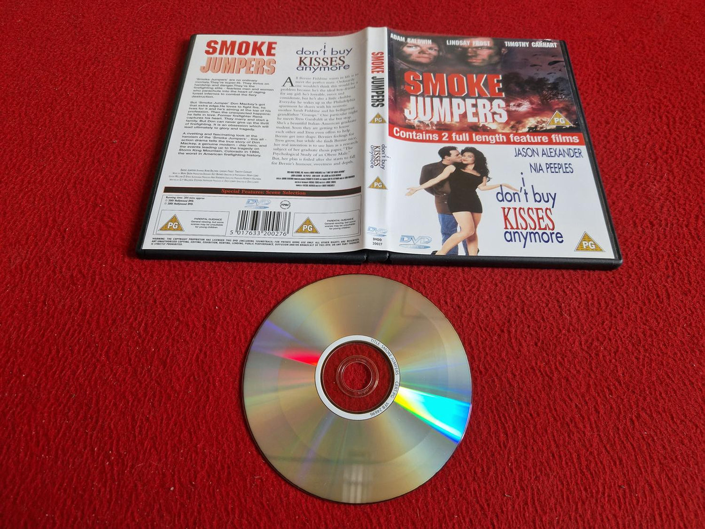SMOKE JUMPERS / I DON'T BUY KISSES ANYMORE DVD
