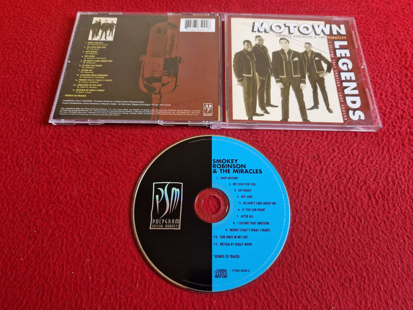 SMOKEY ROBINSON & THE MIRACLES MOTOWN LEGENDS CD