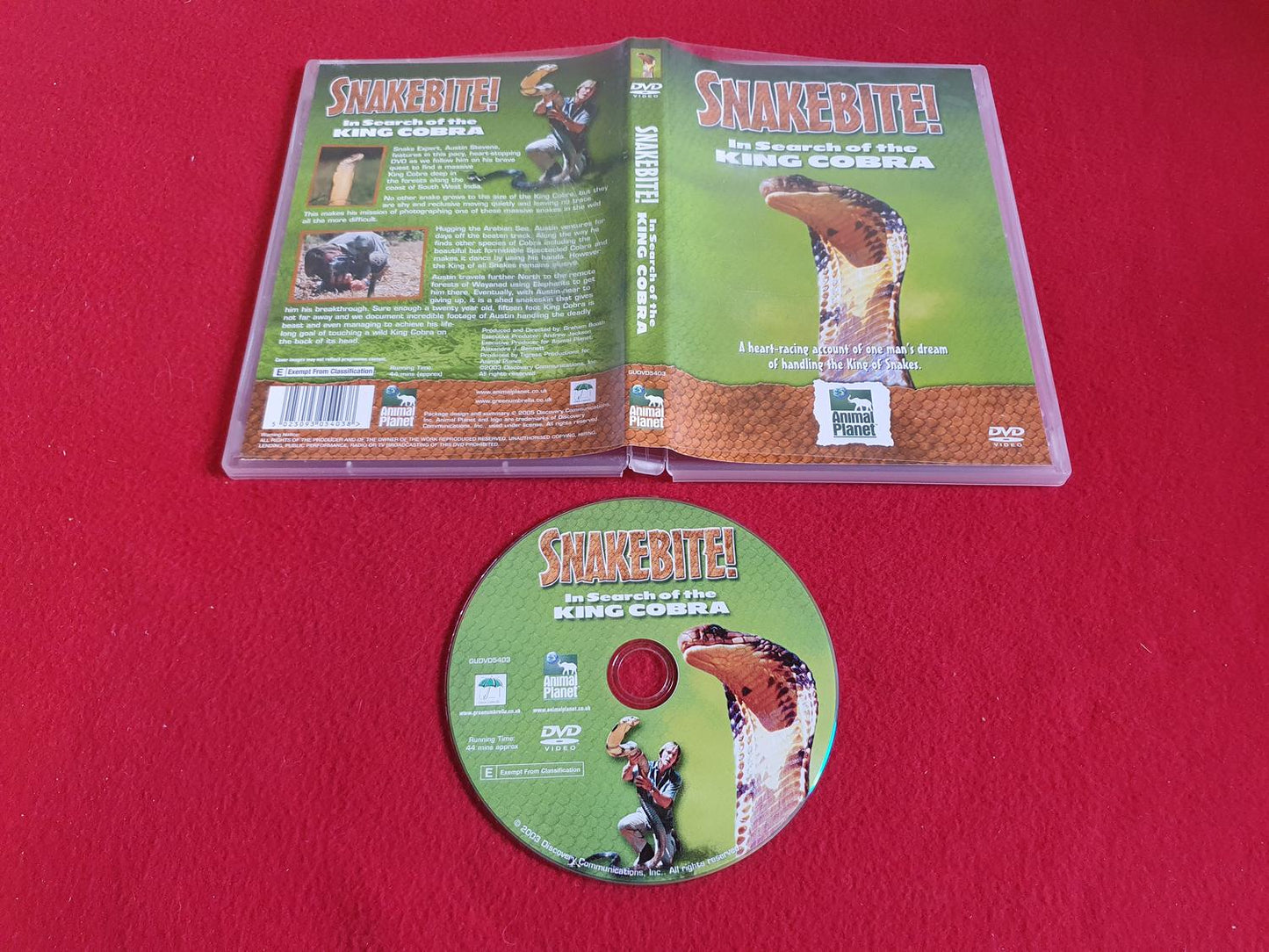SNAKEBITE IN SEARCH OF THE KING COBRA till DVD
