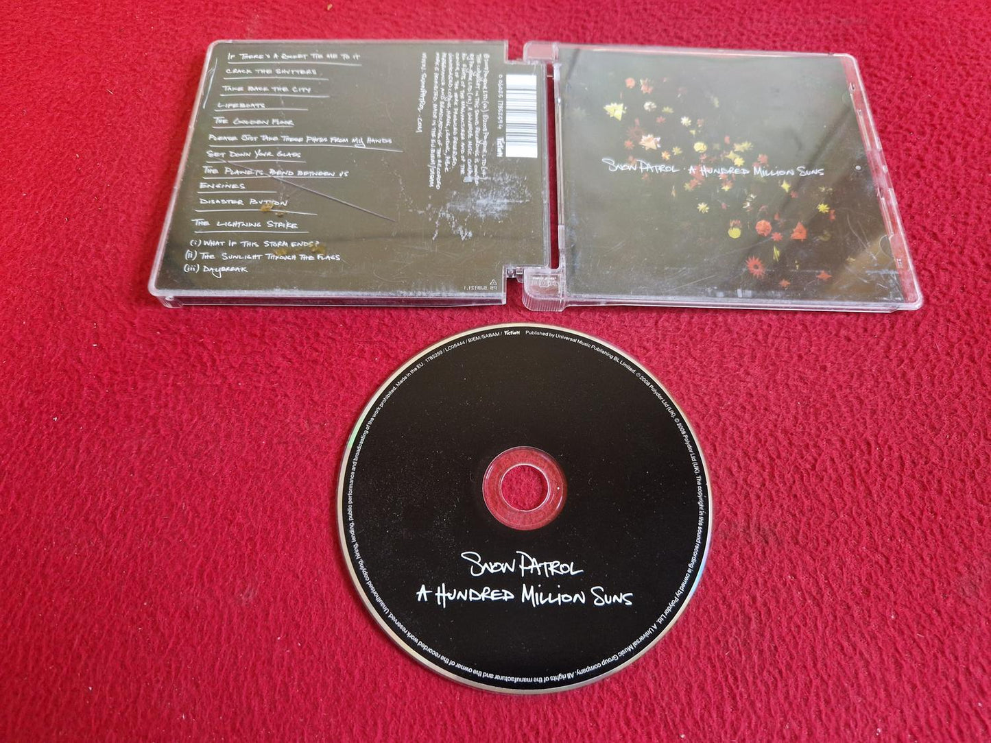SNOW PATROL A HUNDRED MILLION SUNS CD