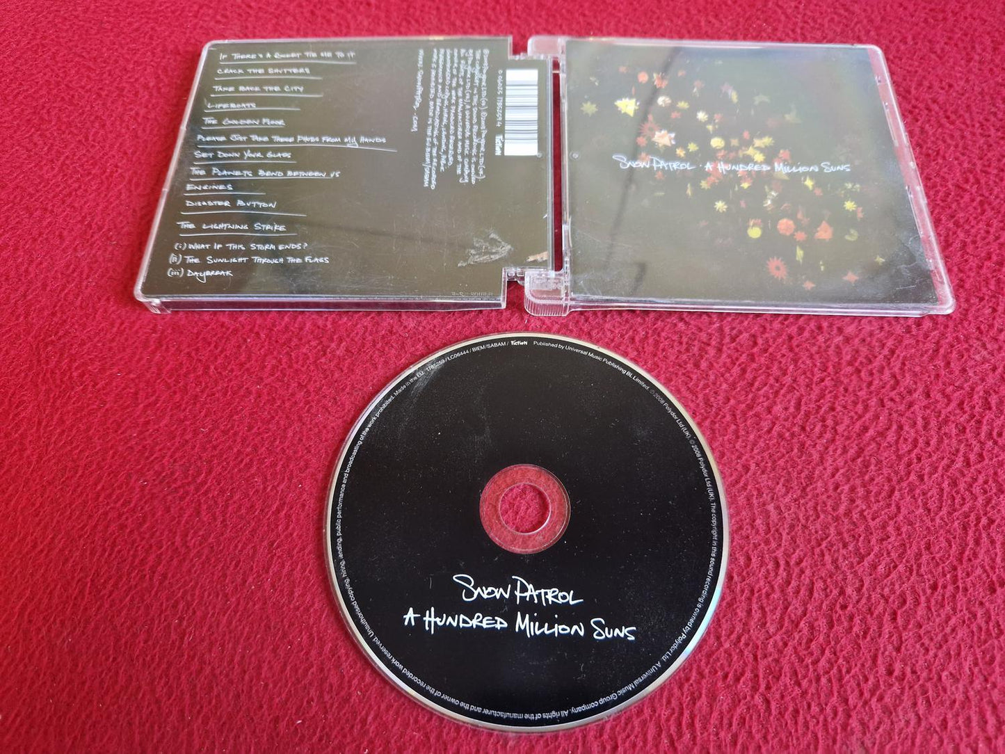 SNOW PATROL A HUNDRED MILLION SUNS CD