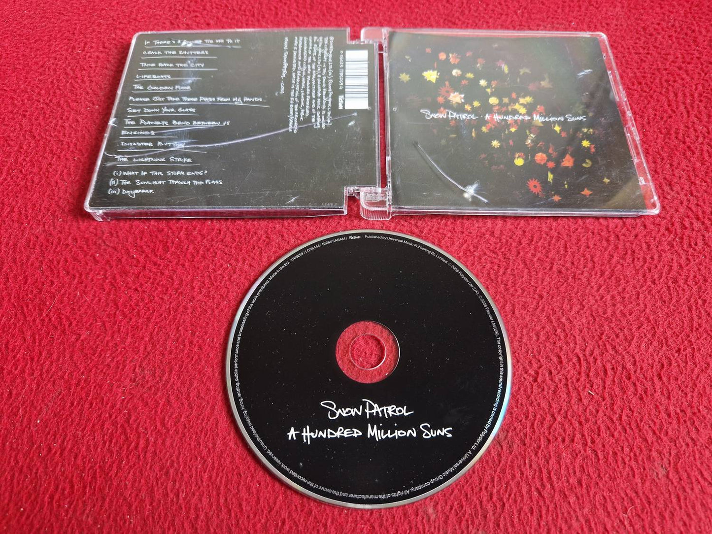 SNOW PATROL A HUNDRED MILLION SUNS CD