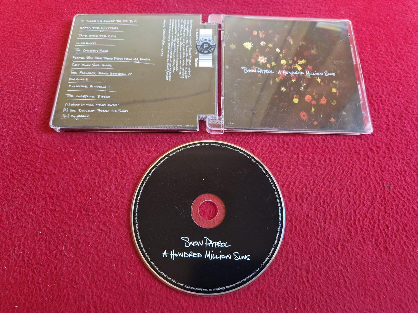 SNOW PATROL A HUNDRED MILLION SUNS CD