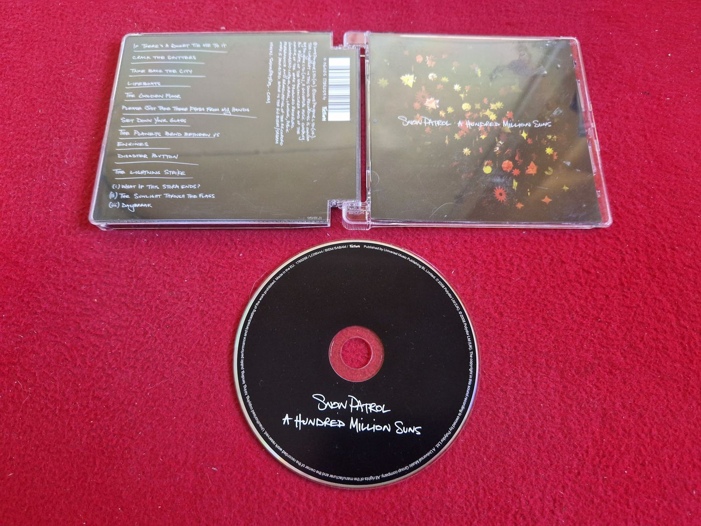 SNOW PATROL A HUNDRED MILLION SUNS till CD