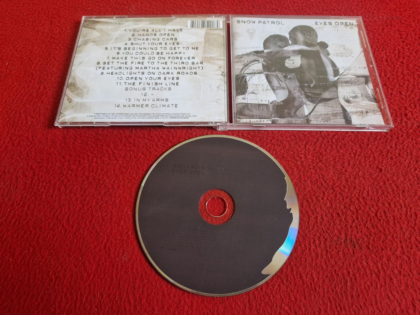 SNOW PATROL EYES OPEN CD