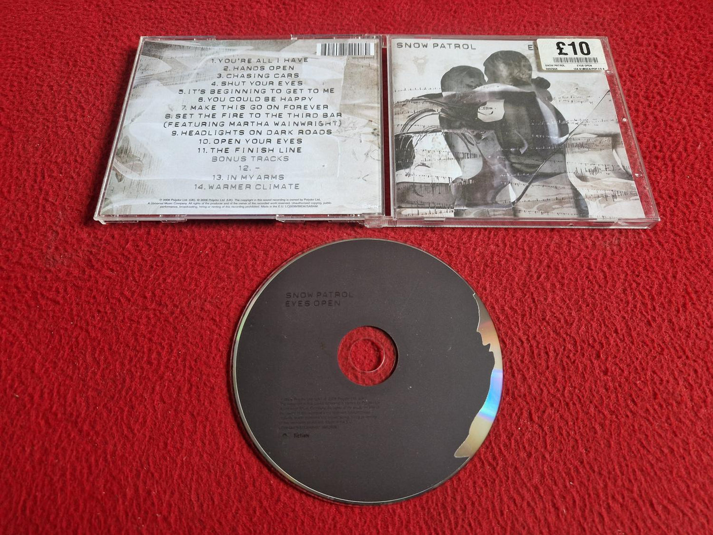 SNOW PATROL EYES OPEN CD