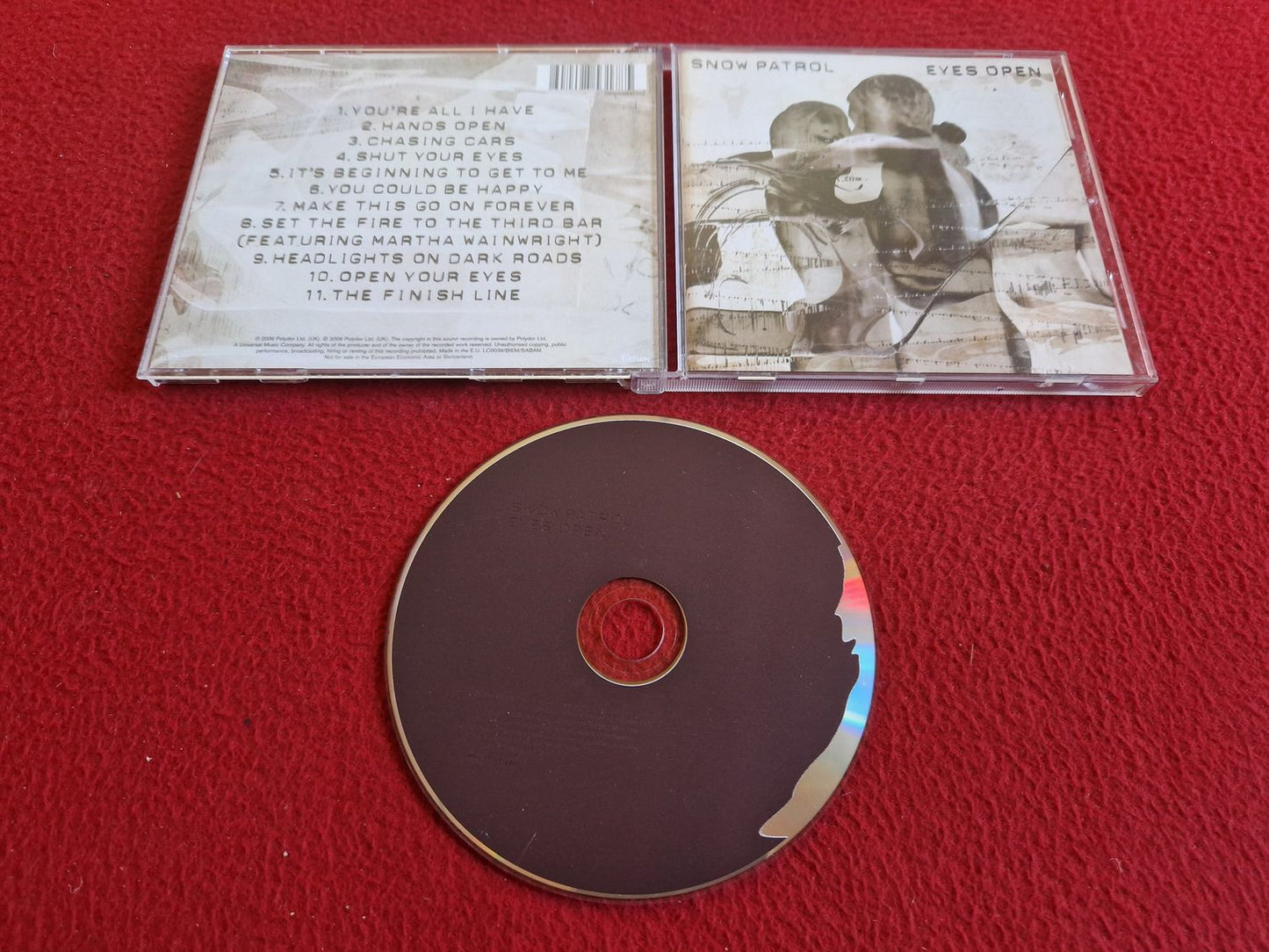 SNOW PATROL EYES OPEN CD