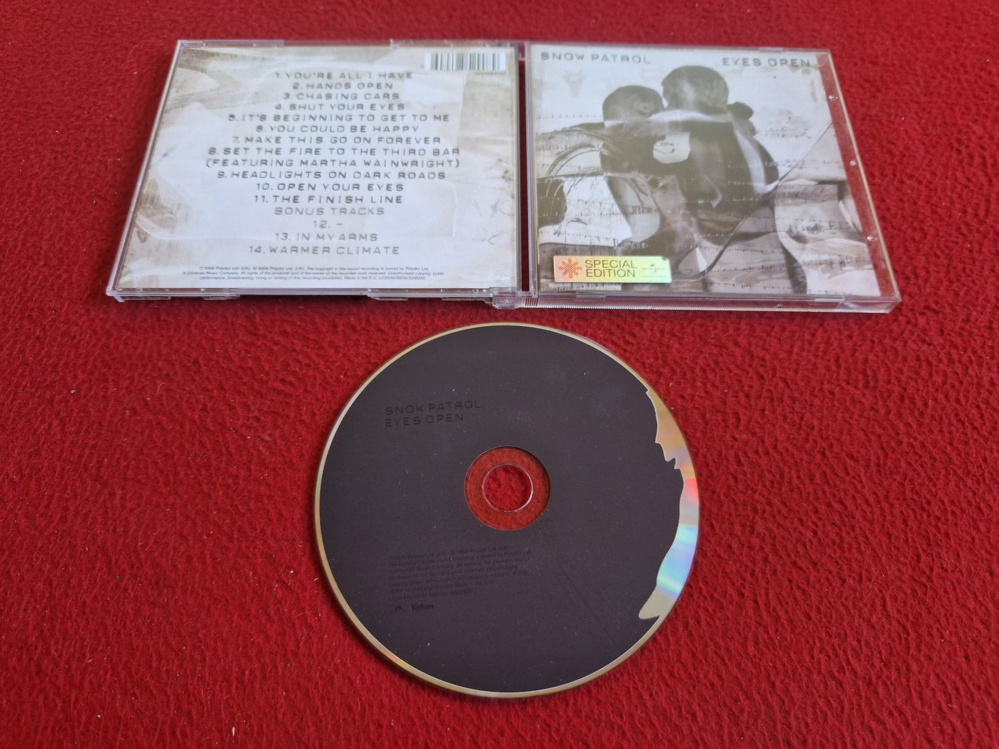 SNOW PATROL EYES OPEN CD