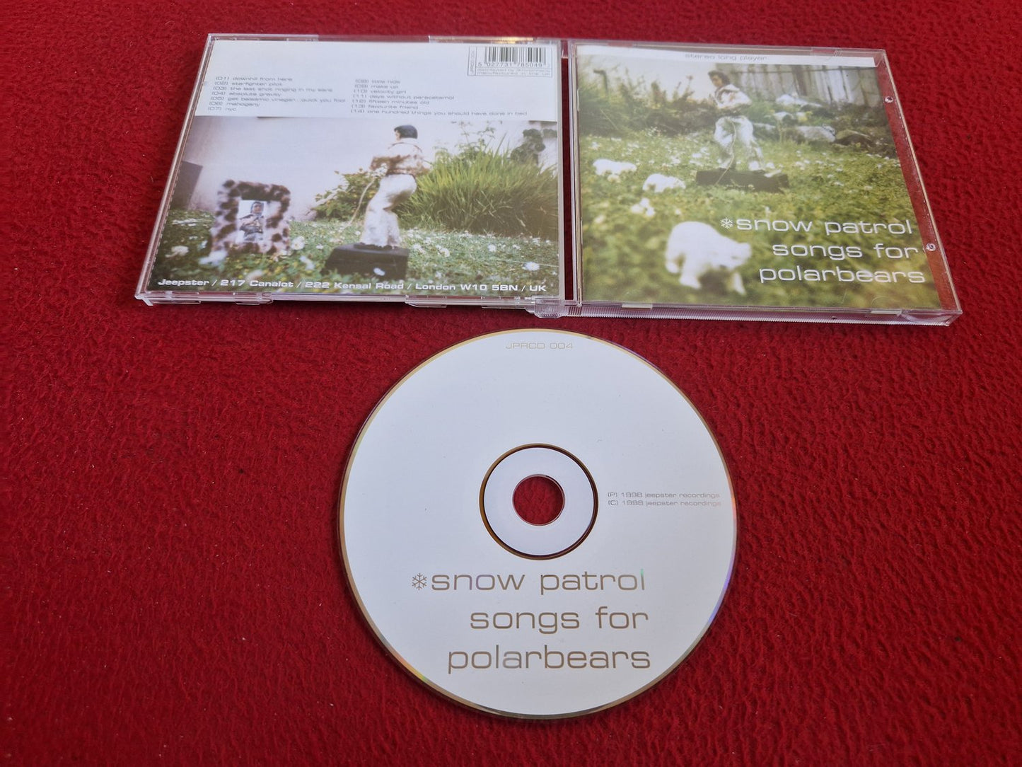 SNOW PATROL SONGS FOR POLARBEARS CD