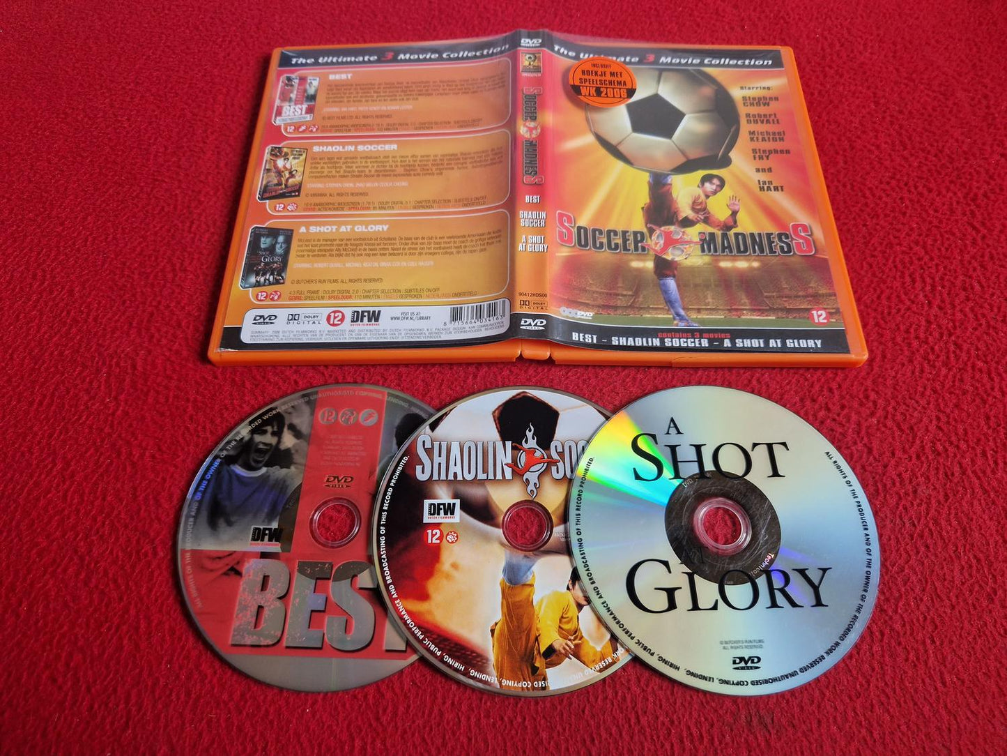 SOCCER MADNESS - BEST / SHAOLIN SOCCER / A SHOT AT GLORY DVD