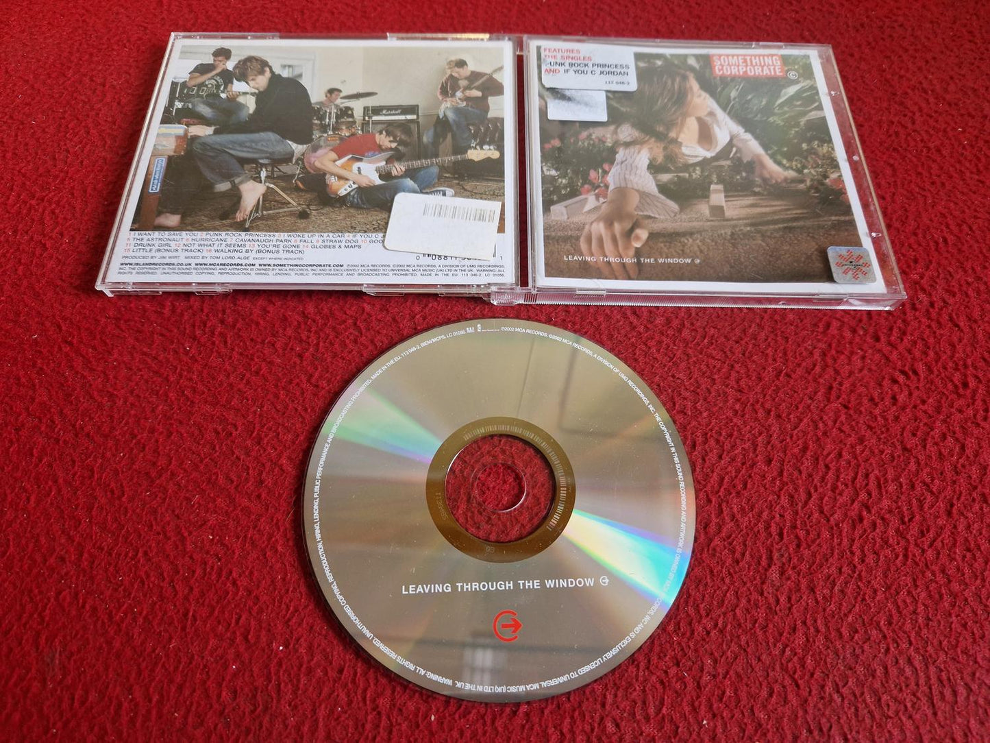 SOMETHING CORPORATE LEAVING THROUGH THE WINDOW CD