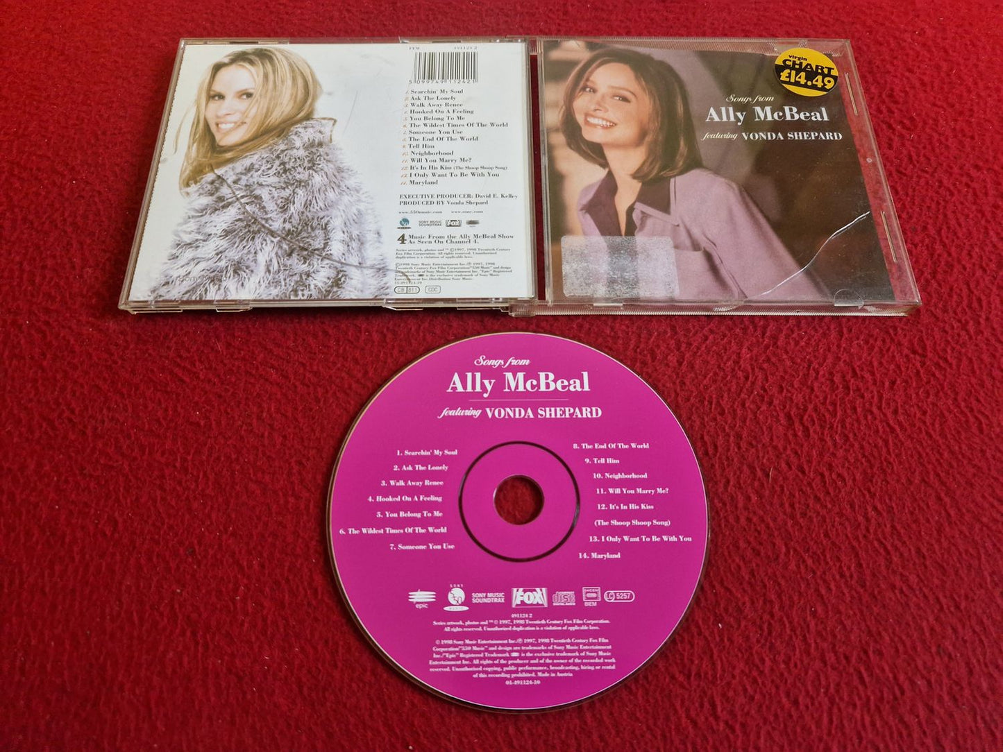 SONGS FROM ALLY MCBEAL FEATURING VONDA SHEPARD CD